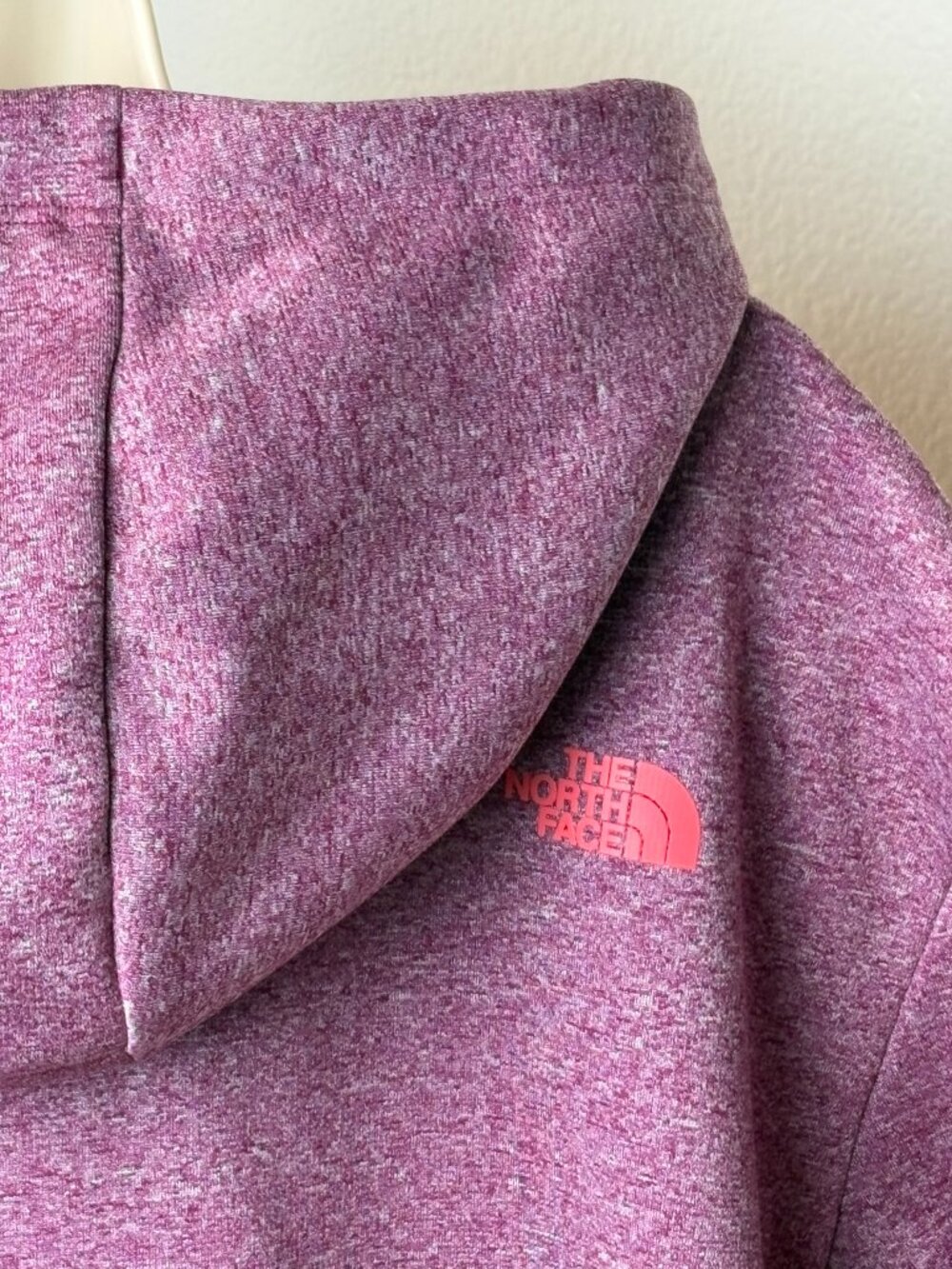 The North Face Women's XXL Dramatic Plum Heather Snowcone Red Full Zip Hoodie - Picture 12 of 13